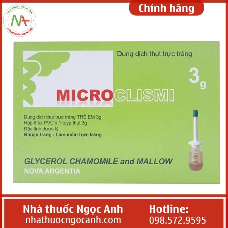 Công dụng thuốc Microclismi 3g