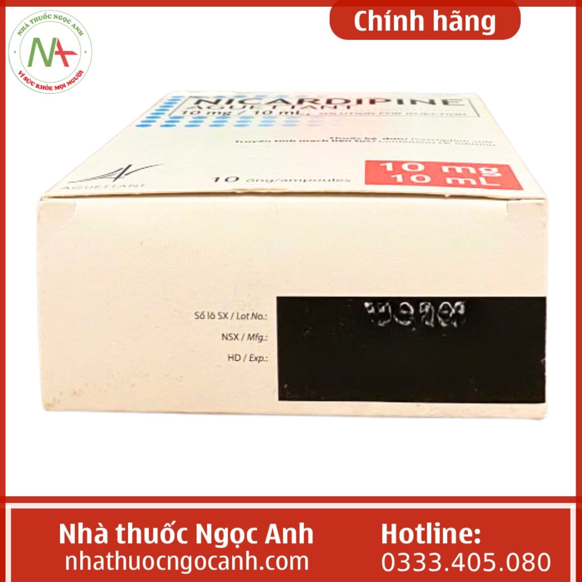 thuốc Nicardipine-Aguettant-10mg-10ml