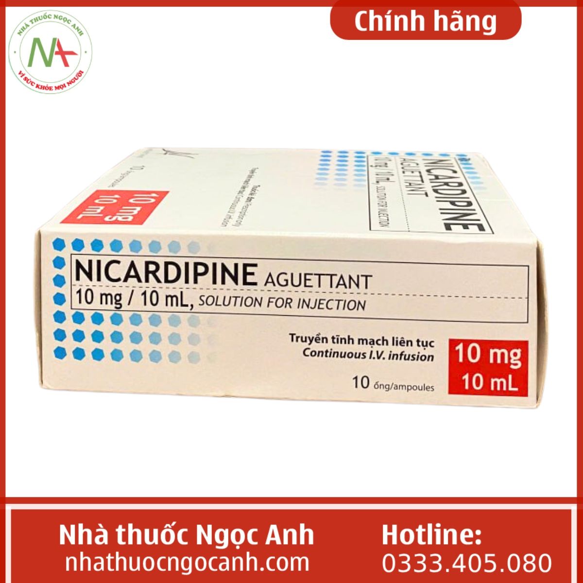 thuốc Nicardipine-Aguettant-10mg-10ml-