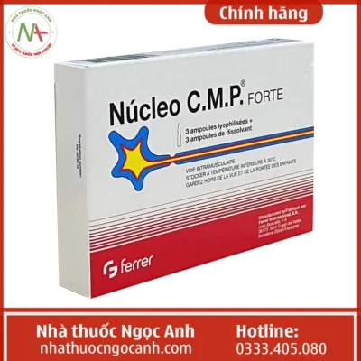 Hộp thuốc Núcleo C.M.P Forte (dạng tiêm)