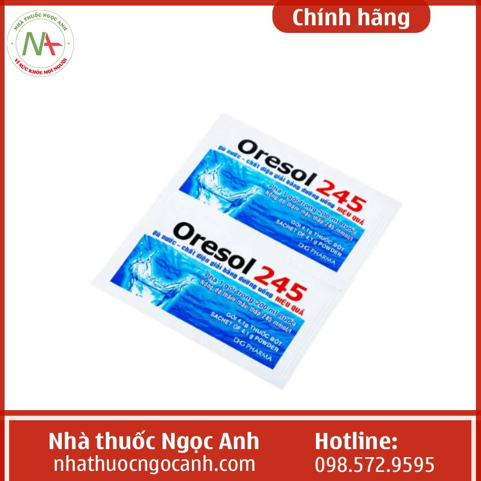 Gói thuốc Oresol 245