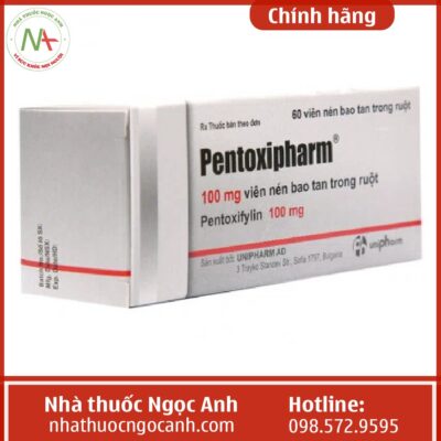 Công dụng Vỉ thuốc Pentoxipharm 100mg