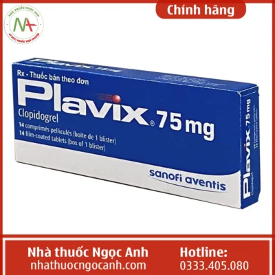 Hộp thuốc Plavix 75mg