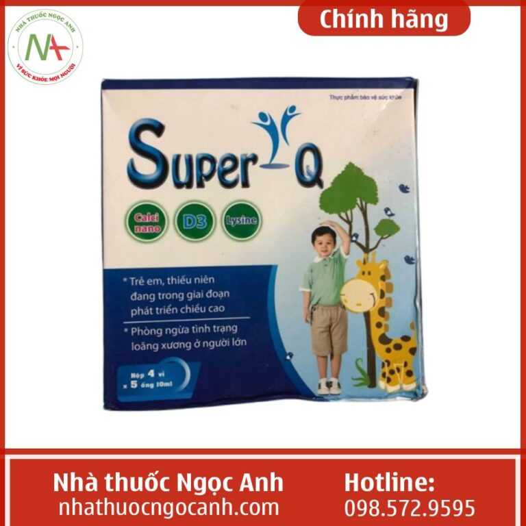 Super-Q là sản phẩm bổ sung có công dụng bổ sung canxi và chống loãng xương