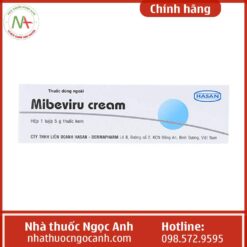 Thuốc Mibeviru cream - Thuốc dùng ngoài