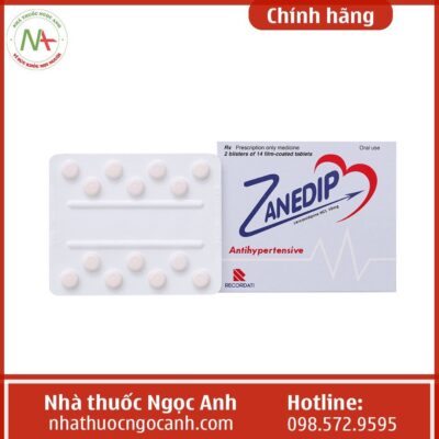 Chỉ định và chống chỉ định thuốc Zanedip 10mg