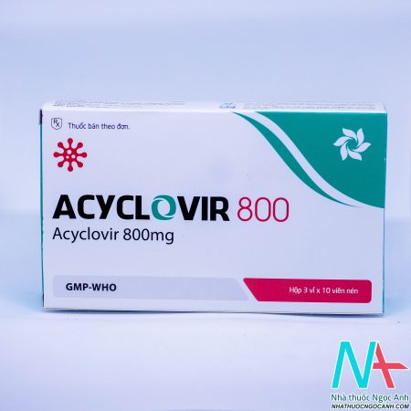 Viên nén Acyclovir 800 mg