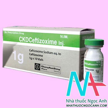 CKD Ceftizoxime Inj.1g giá bao nhiêu