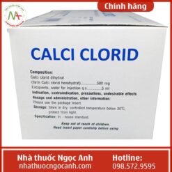 Thuốc Calci Clorid Vinphaco