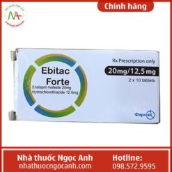 Thuốc Ebitac Forte là thuốc gì?