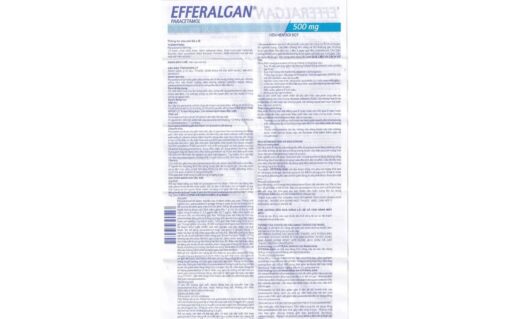 Hướng dẫn sử dụng Efferalgan 500 mg