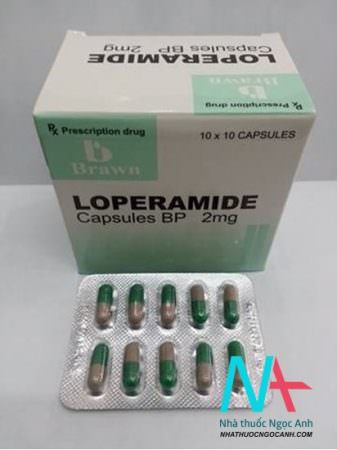 Thuốc Loperamid Capsules BP 2 mg