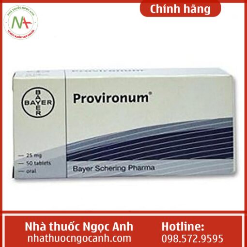 Hình ảnh hộp thuốc Provironum