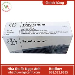Hình ảnh hộp thuốc Provironum
