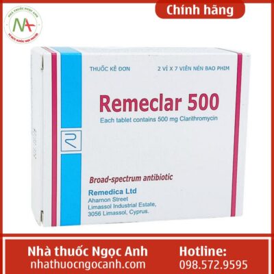 Thuốc Remeclar 500 liều dùng