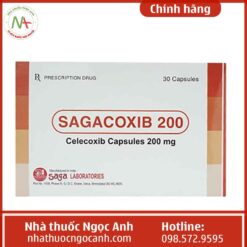 Hình ảnh hộp thuốc sagacoxib 200mg