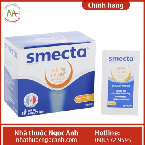 Hình ảnh hộp thuốc Smecta