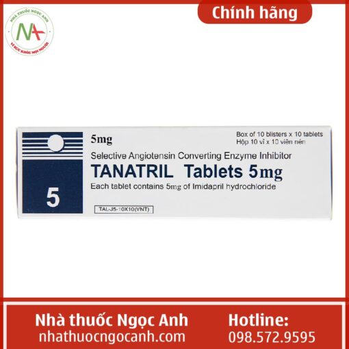 Thuốc Tanatril Tablets 5mg