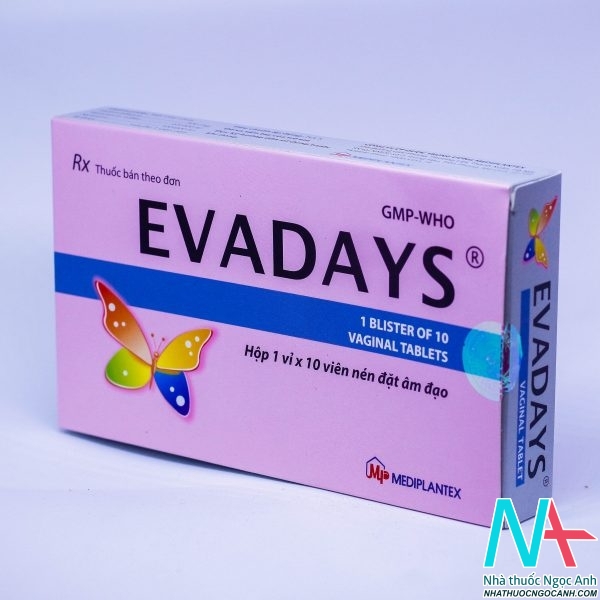thuốc viên đặt phụ khoa Evadays