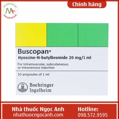 Thuốc tiêu hóa Buscopan 20mg/ml
