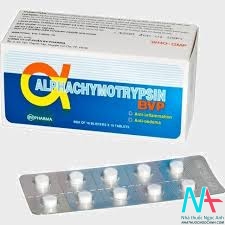 alphachymotrypsin có tác dùng gi