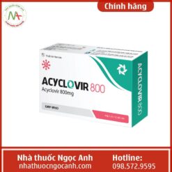 Tác dụng của thuốc Acyclovir 800 mg