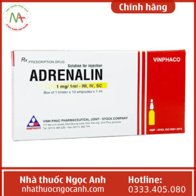 Adrenalin 1mg/1ml Vinphaco