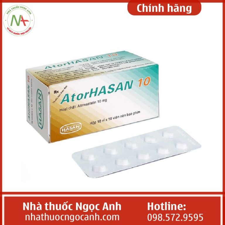 Hộp thuốc Atorhasan 10