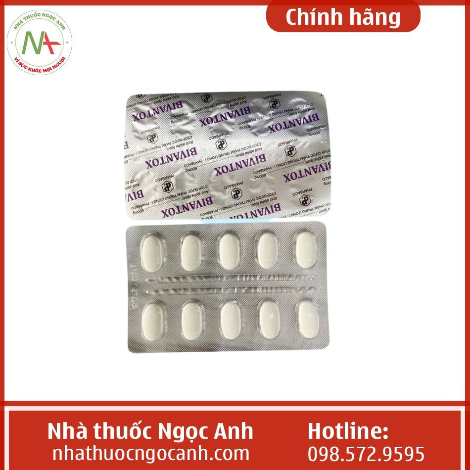 Bivantox 600mg có tác dụng gì?