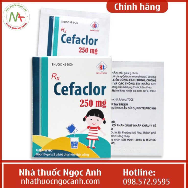 thuốc Cefaclor 250mg Domesco