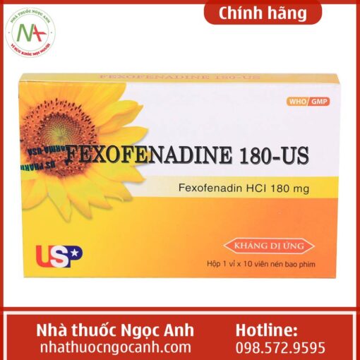 Fexofenadine 180 - US là thuốc gì?
