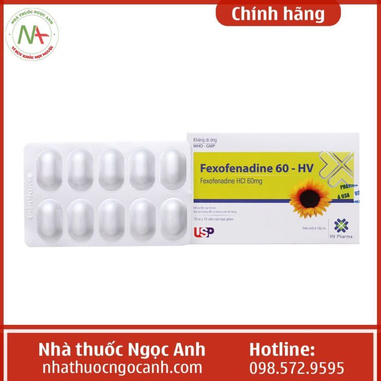 Fexofenadine 60-HV là thuốc gì?