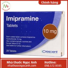 Hộp thuốc Imipramine Tablets 10mg Crescent