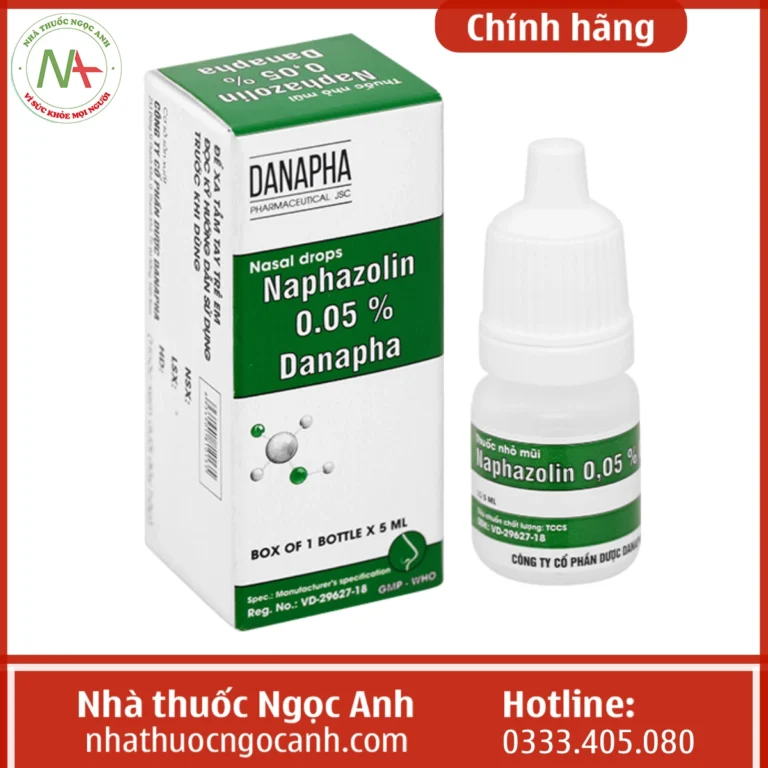 Naphazolin 0,05% Danapha