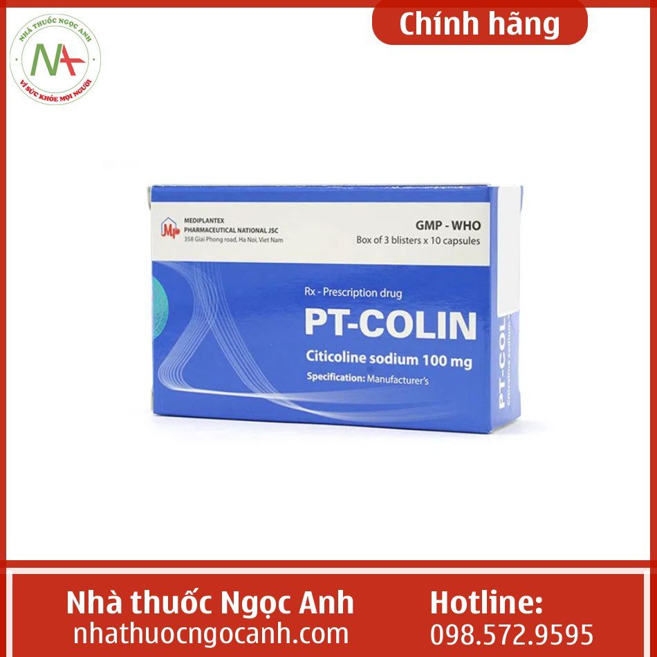 Tác dụng của thuốc PT-Colin