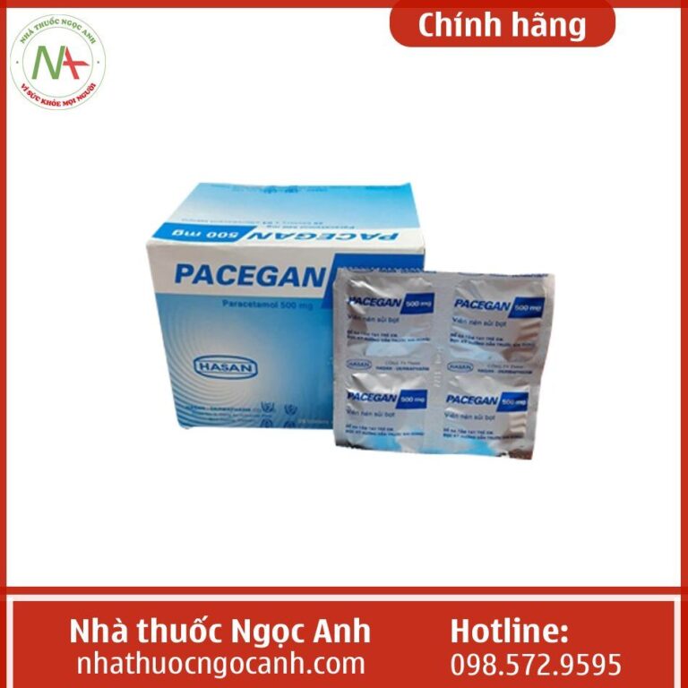 Tác dụng của thuốc Pacegan 500mg