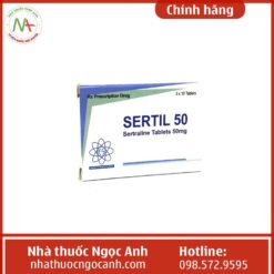 Liều dùng thuốc Sertil 50