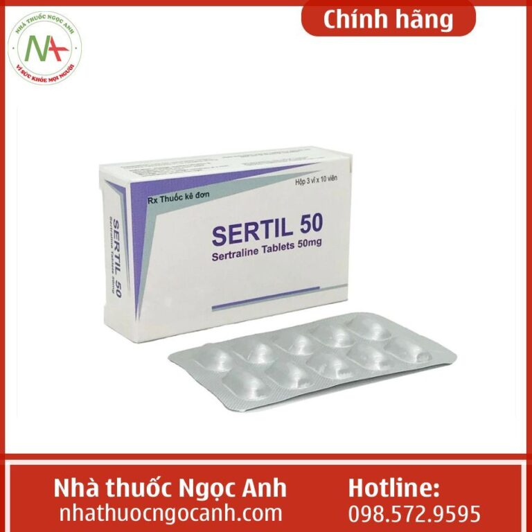 Thuốc Sertil 50 giá bao nhiêu?