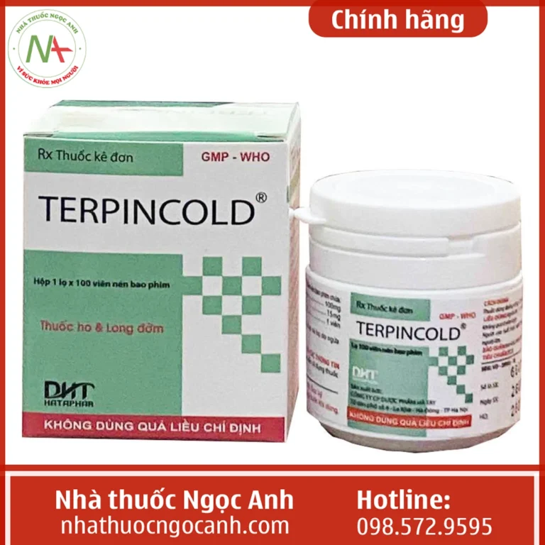 Hộp thuốc Terpincold Hataphar