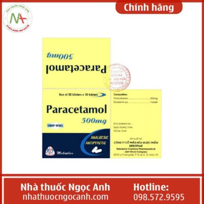 Thuốc Paracetamol 500mg