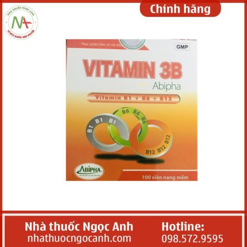 Tác dụng của Vitamin 3B softgel Abipha
