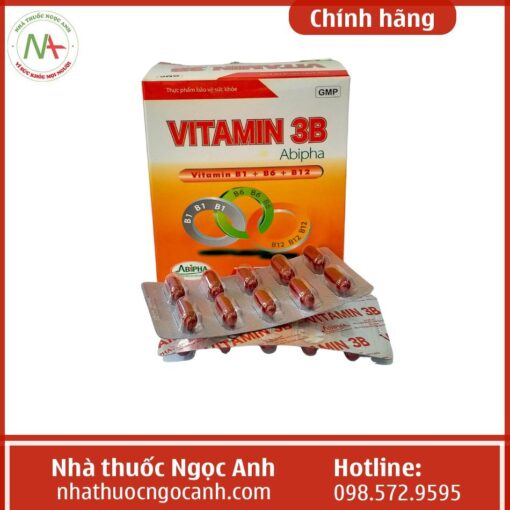 Tác dụng phụ của sản phẩm Vitamin 3B softgel Abipha