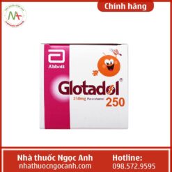 Hình ảnh hộp thuốc Glotadol 250mg