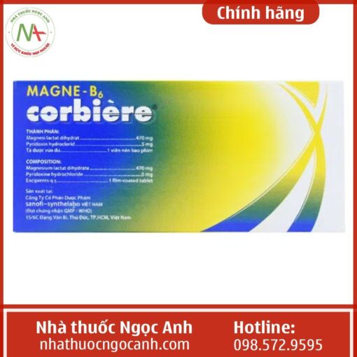 Lưu ý khi sử dụng và bảo quản thuốc Magne B6 Corbiere