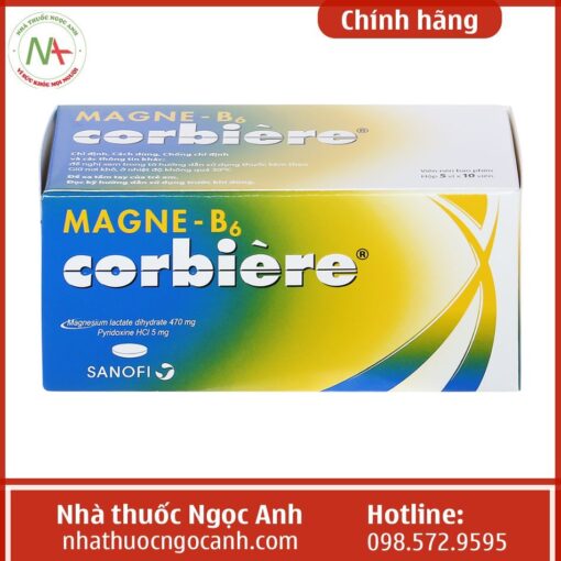 Tác dụng phụ của thuốc Magne B6 Corbiere