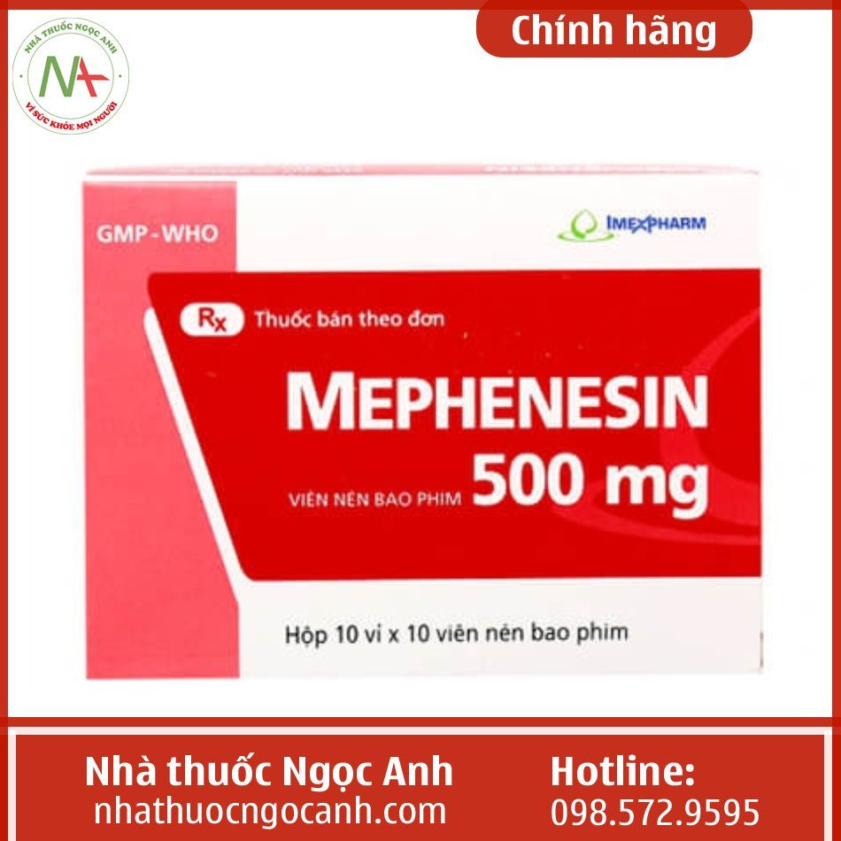 Mephenesin là thuốc gì?