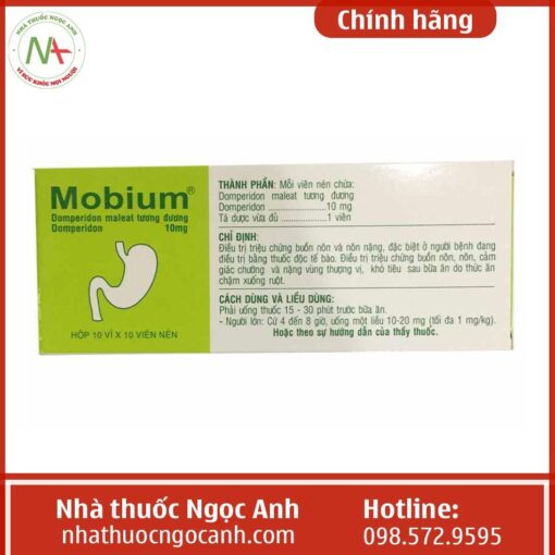 Lưu ý khi sử dụng và bảo quản thuốc Mobium