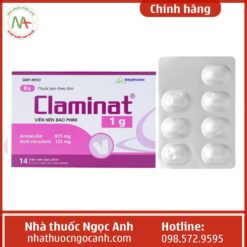 Hình ảnh thuốc claminat 1g