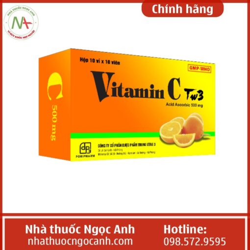 Tác dụng phụ của thuốc Vitamin C TW3