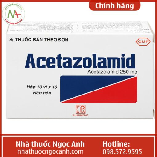 Tác dụng Acetazolamid Pharmedic